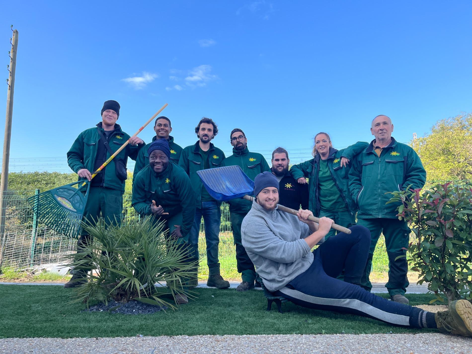 L'équipe d'Espaces verts